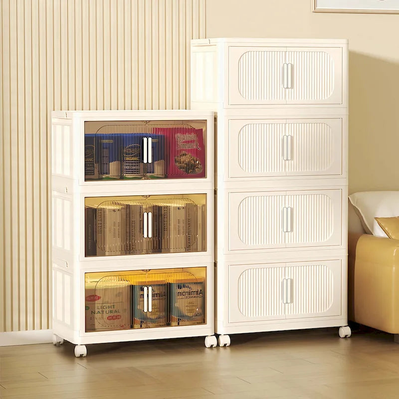 Mueble de almacenamiento plegable lateral ancho de 19.69