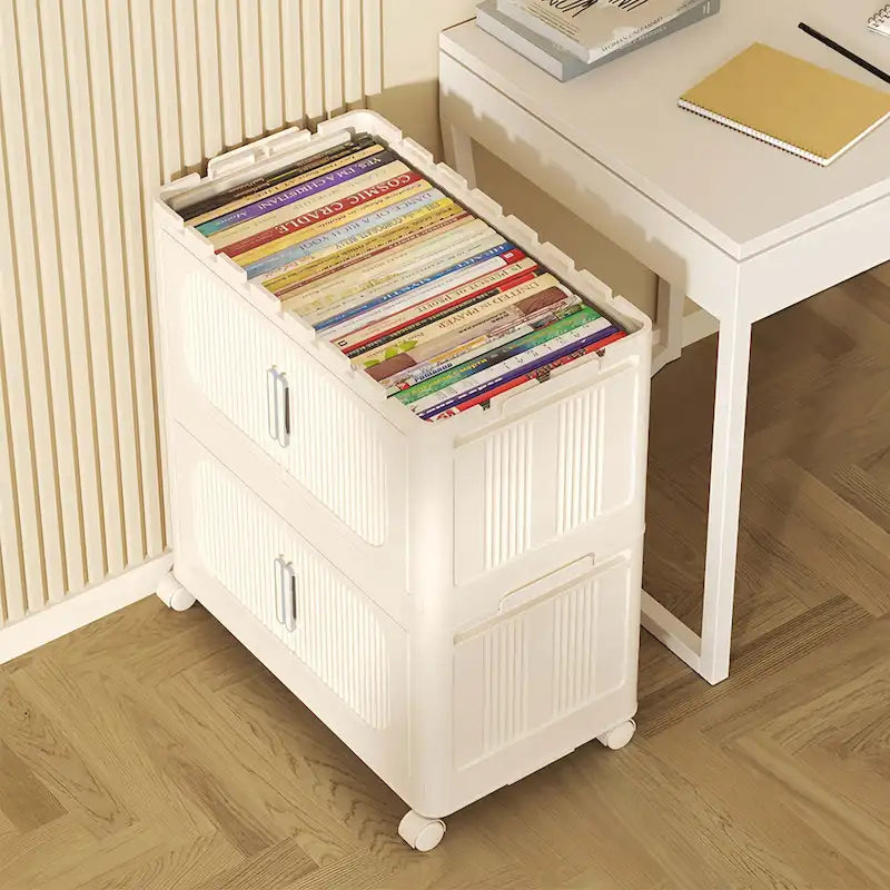 Mueble de almacenamiento plegable lateral ancho de 19.69