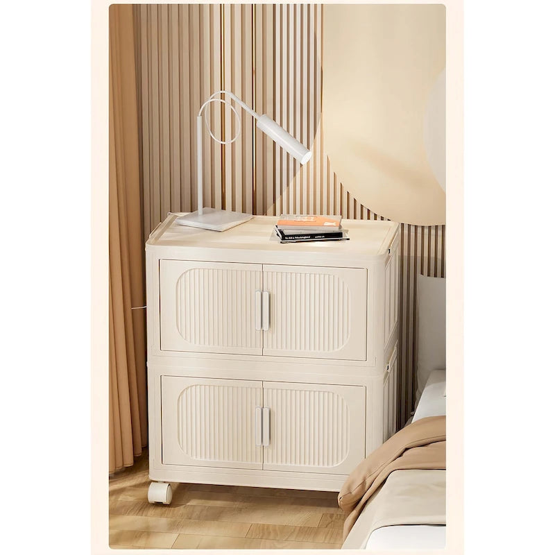 Mueble de almacenamiento plegable lateral ancho de 19.69
