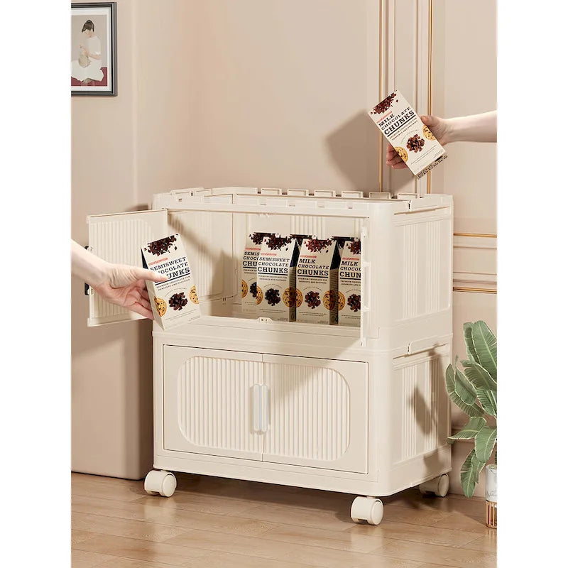 Mueble de almacenamiento plegable lateral ancho de 19.69