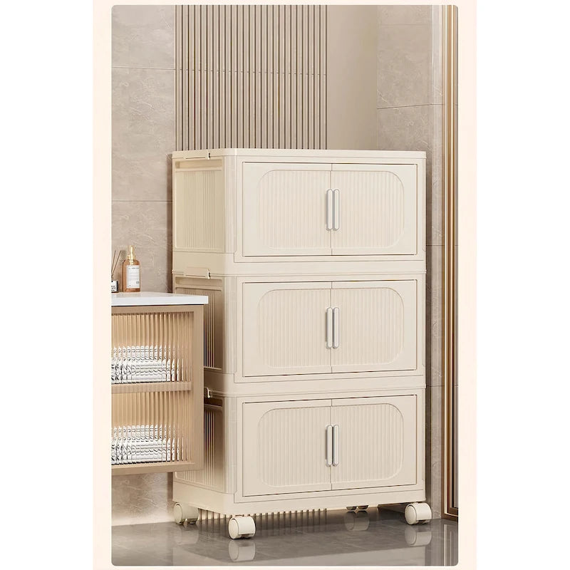 Mueble de almacenamiento plegable lateral ancho de 19.69