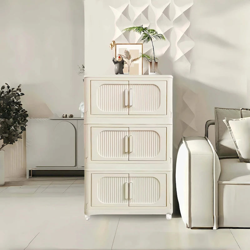 Mueble de almacenamiento plegable lateral ancho de 19.69
