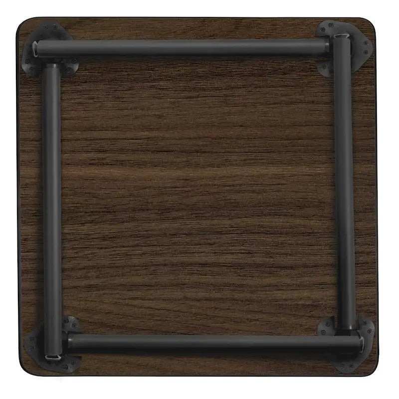 Quadratischer, klappbarer Pausenraumtisch
