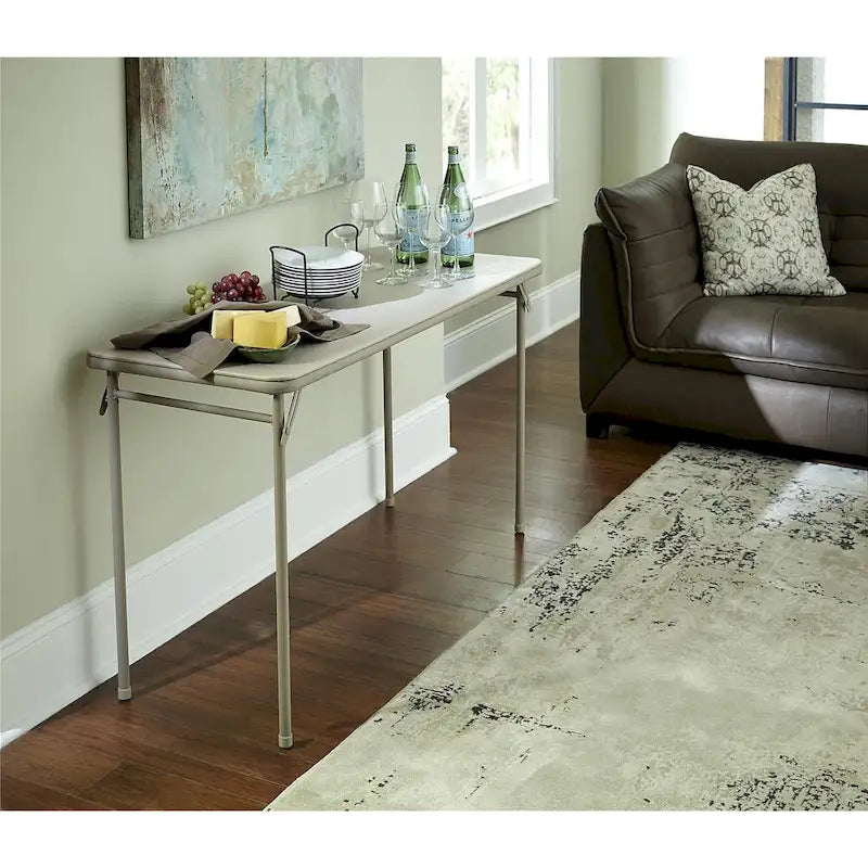 Mesa portátil plegable, mesa de comedor plegable multiusos para interiores