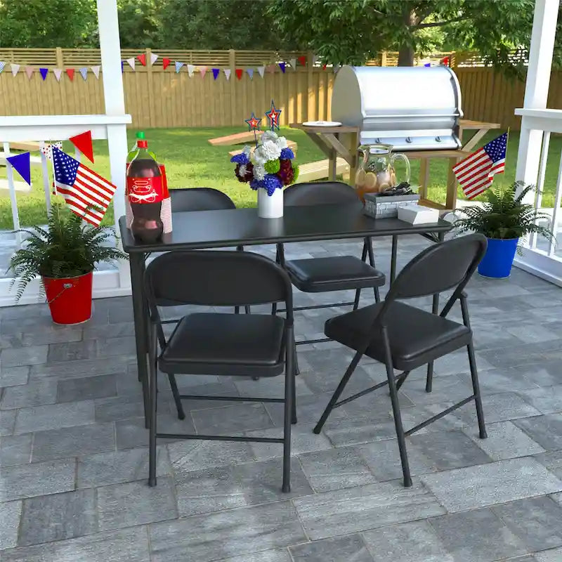 Mesa portátil plegable, mesa de comedor plegable multiusos para interiores