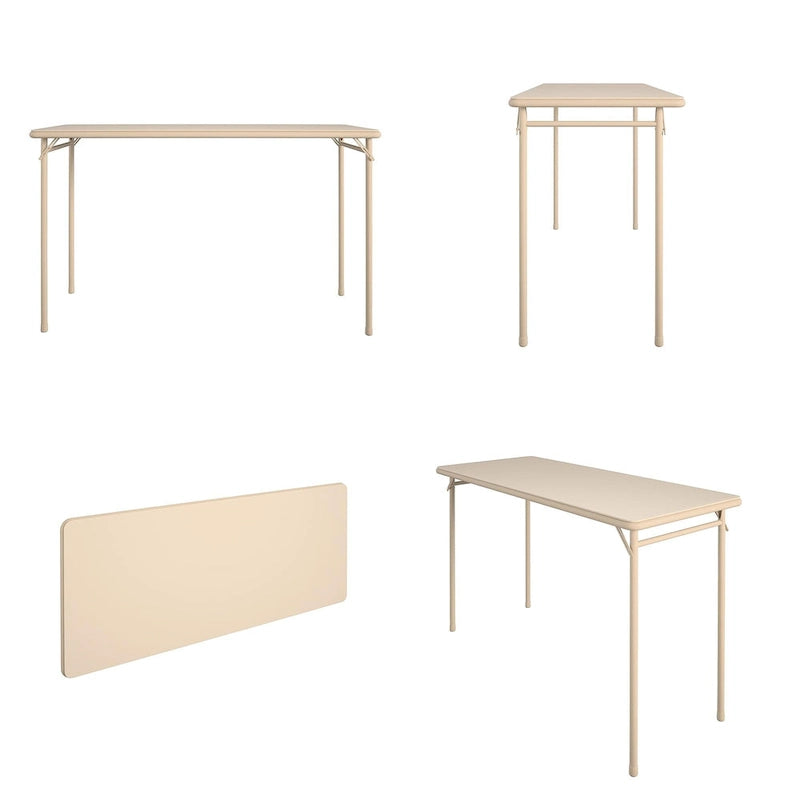 Mesa portátil plegable, mesa de comedor plegable multiusos para interiores
