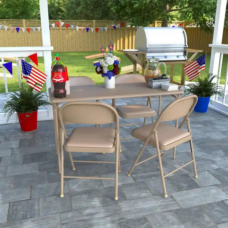 Mesa portátil plegable, mesa de comedor plegable multiusos para interiores