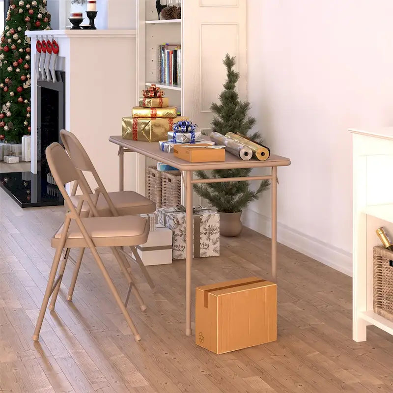 Mesa portátil plegable, mesa de comedor plegable multiusos para interiores