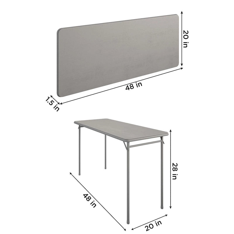 Mesa portátil plegable, mesa de comedor plegable multiusos para interiores