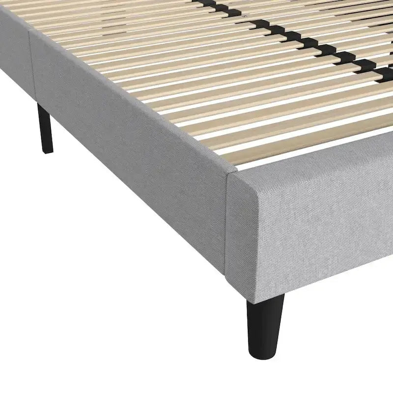 Cama plataforma con cabecero - no necesita base