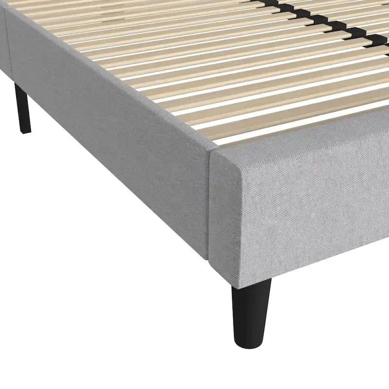 Cama plataforma con cabecero - no necesita base