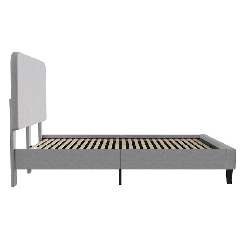 Cama plataforma con cabecero - no necesita base