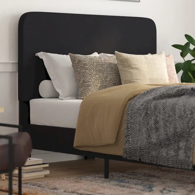Cama plataforma con cabecero - no necesita base