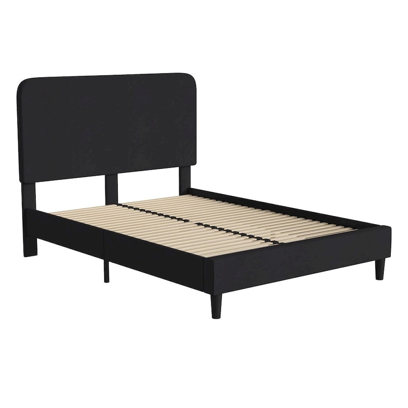 Cama plataforma con cabecero - no necesita base