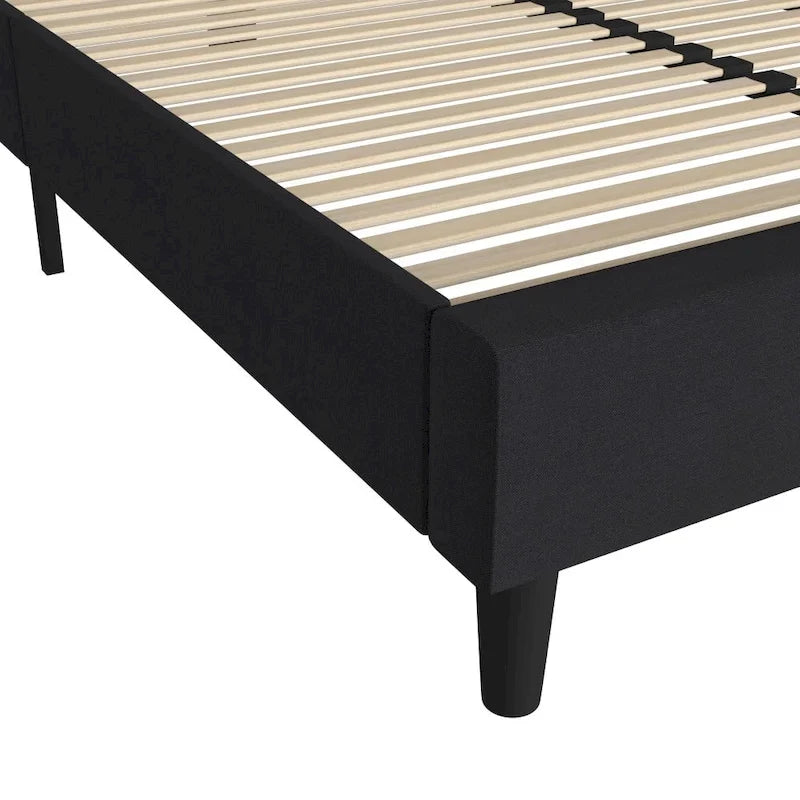 Cama plataforma con cabecero - no necesita base