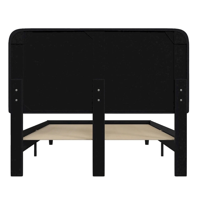 Cama plataforma con cabecero - no necesita base