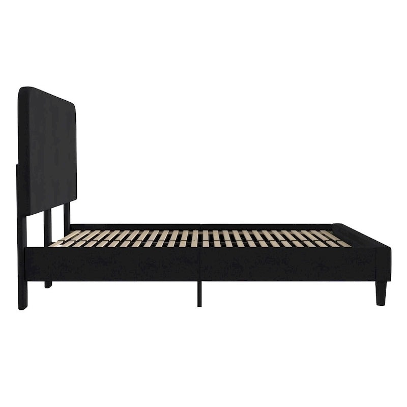 Cama plataforma con cabecero - no necesita base