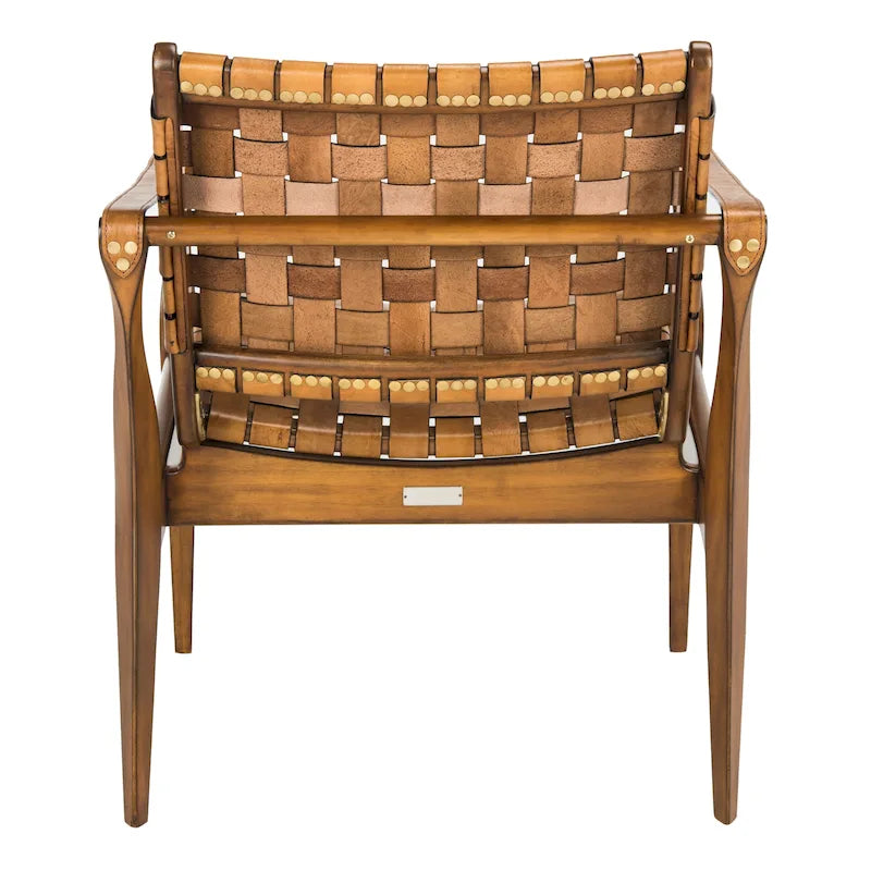 Safari-Ledersessel - 24.5 W x 30 L x 30 H - 25W x 30D x 30H