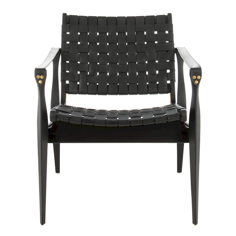 Safari-Ledersessel - 24.5 W x 30 L x 30 H - 25W x 30D x 30H