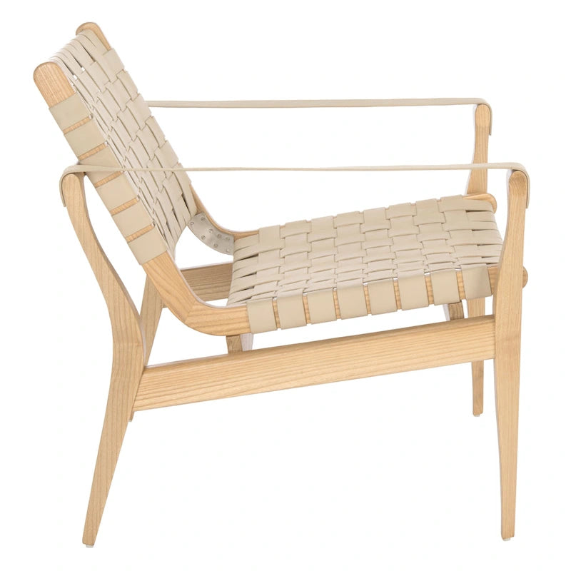 Safari-Ledersessel - 24.5 W x 30 L x 30 H - 25W x 30D x 30H