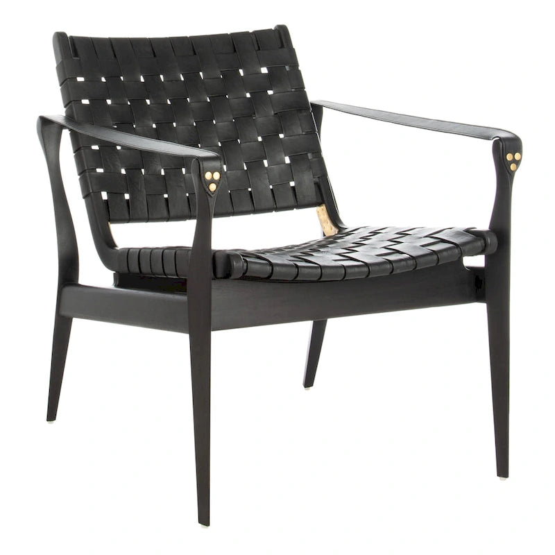 Safari-Ledersessel - 24.5 W x 30 L x 30 H - 25W x 30D x 30H