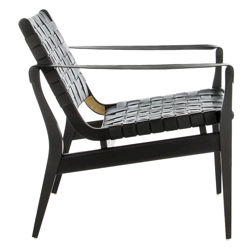 Safari-Ledersessel - 24.5 W x 30 L x 30 H - 25W x 30D x 30H