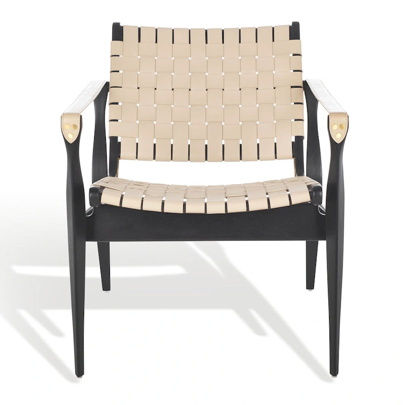Safari-Ledersessel - 24.5 W x 30 L x 30 H - 25W x 30D x 30H