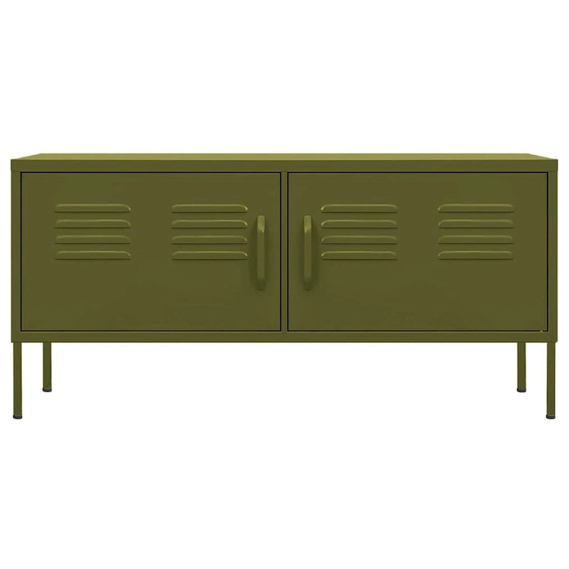Soporte para TV, mueble para TV, aparador, consola multimedia y armario de acero - 41.3 x 13.8 x 19.7