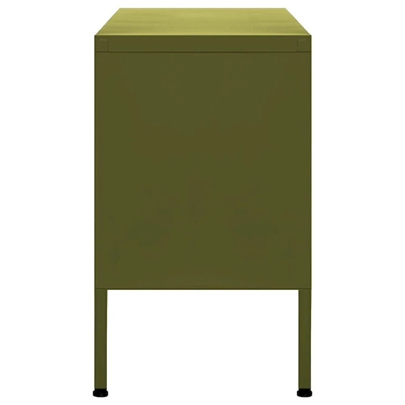 Soporte para TV, mueble para TV, aparador, consola multimedia y armario de acero - 41.3 x 13.8 x 19.7
