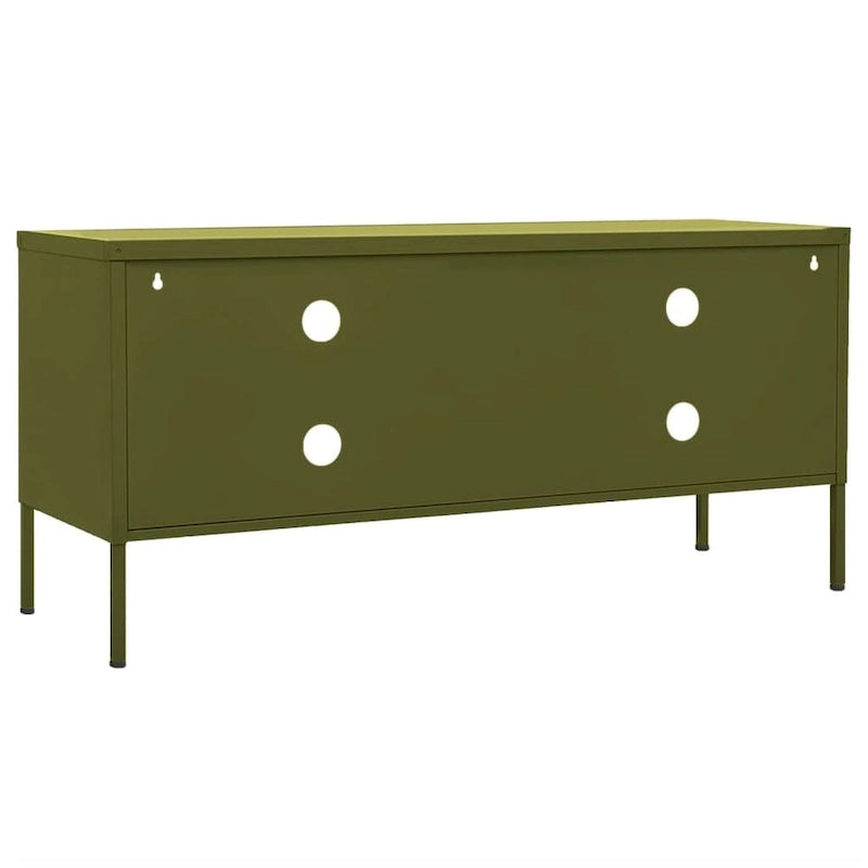 Soporte para TV, mueble para TV, aparador, consola multimedia y armario de acero - 41.3 x 13.8 x 19.7