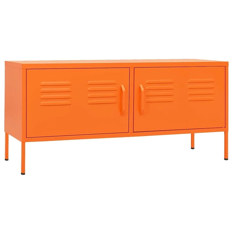 Soporte para TV, mueble para TV, aparador, consola multimedia y armario de acero - 41.3 x 13.8 x 19.7