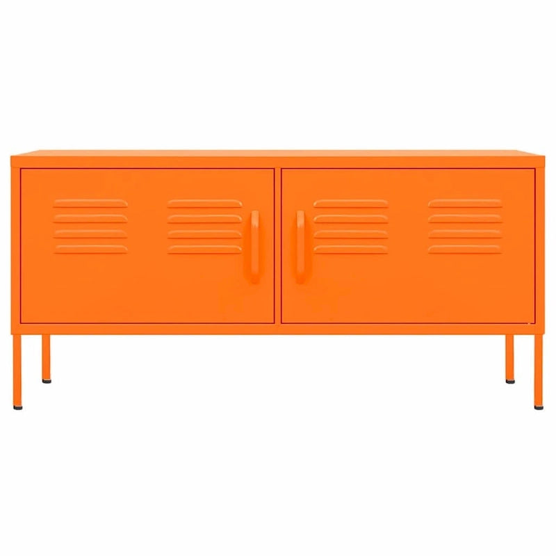 Soporte para TV, mueble para TV, aparador, consola multimedia y armario de acero - 41.3 x 13.8 x 19.7