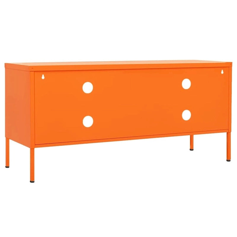 Soporte para TV, mueble para TV, aparador, consola multimedia y armario de acero - 41.3 x 13.8 x 19.7