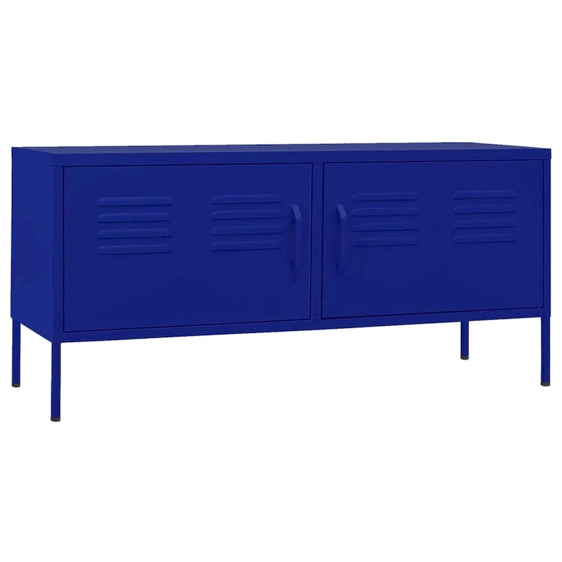 Soporte para TV, mueble para TV, aparador, consola multimedia y armario de acero - 41.3 x 13.8 x 19.7