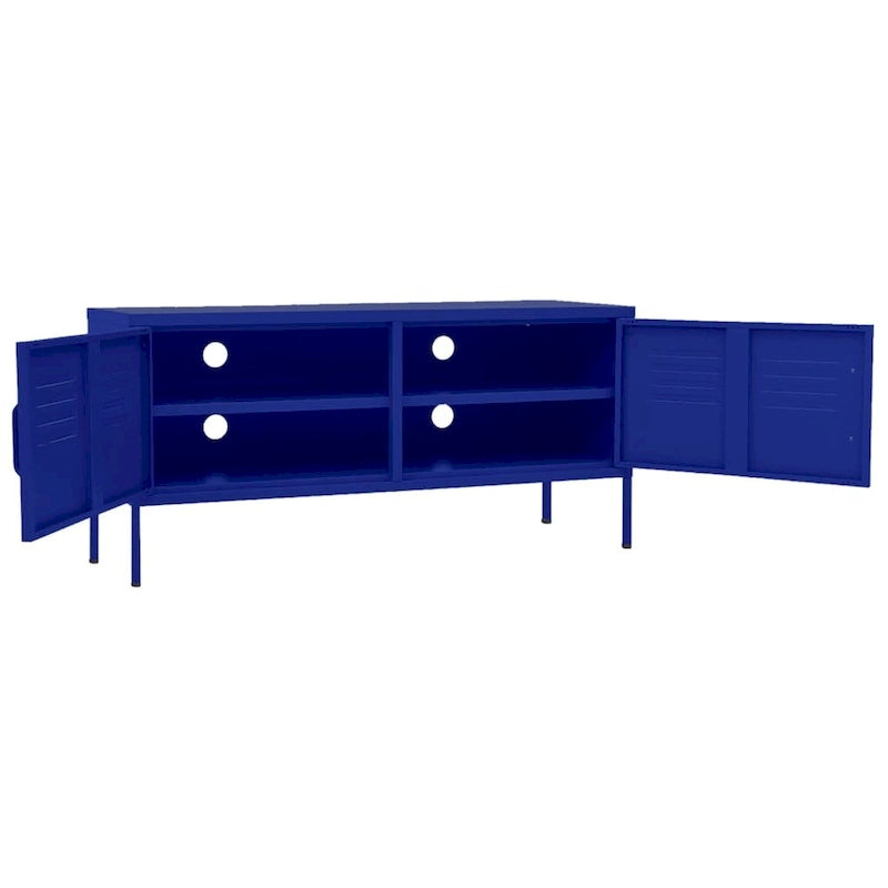 Soporte para TV, mueble para TV, aparador, consola multimedia y armario de acero - 41.3 x 13.8 x 19.7
