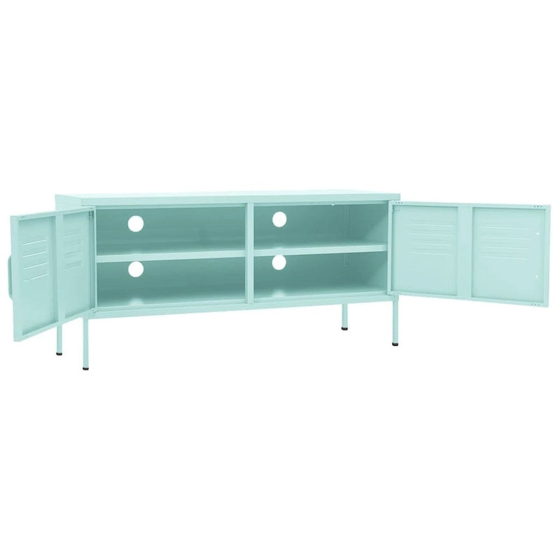 Soporte para TV, mueble para TV, aparador, consola multimedia y armario de acero - 41.3 x 13.8 x 19.7