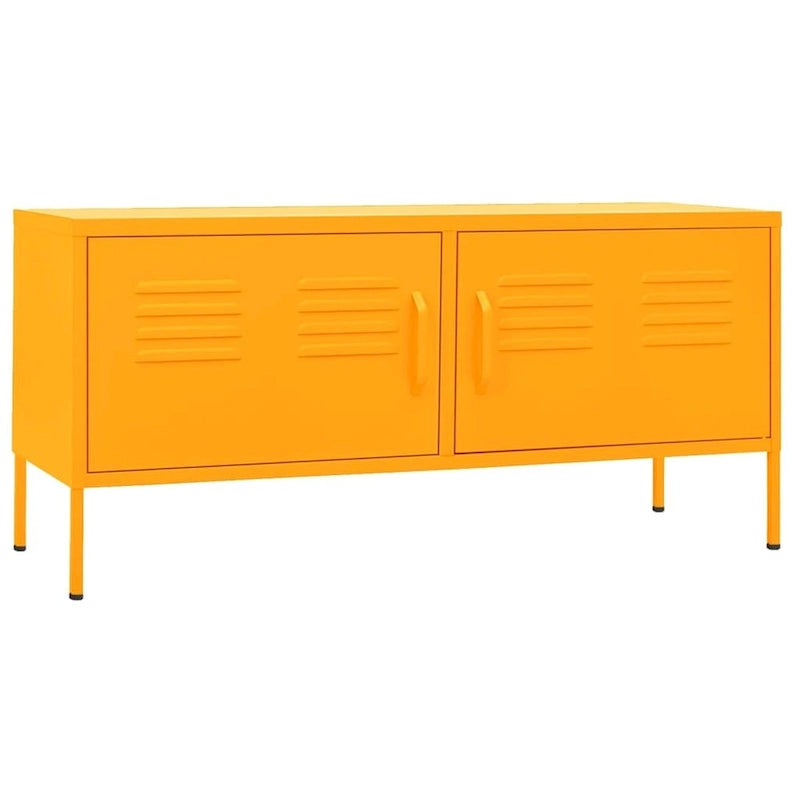Soporte para TV, mueble para TV, aparador, consola multimedia y armario de acero - 41.3 x 13.8 x 19.7