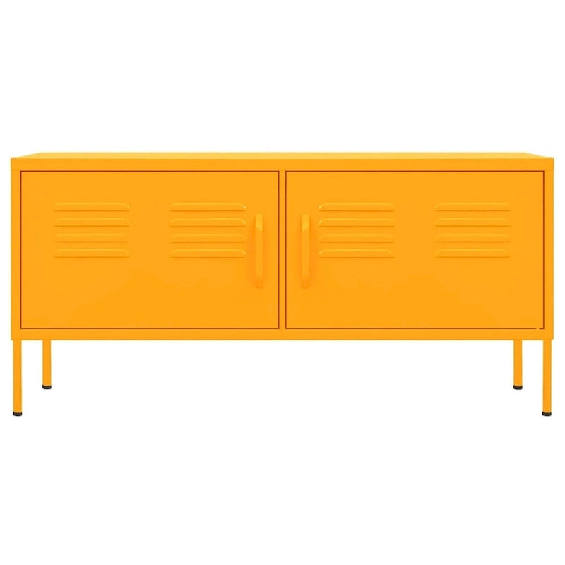 Soporte para TV, mueble para TV, aparador, consola multimedia y armario de acero - 41.3 x 13.8 x 19.7