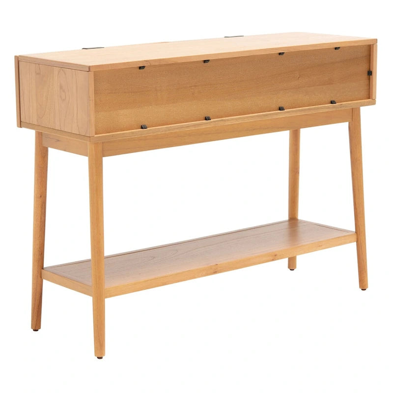 Konsolentisch aus Rattan mit 2 Schubladen - 42 In. W x 14 In. D x 31 In. H - 42Wx14Dx31H
