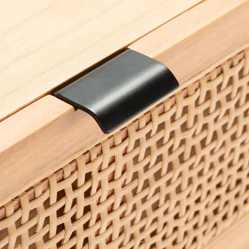 Konsolentisch aus Rattan mit 2 Schubladen - 42 In. W x 14 In. D x 31 In. H - 42Wx14Dx31H