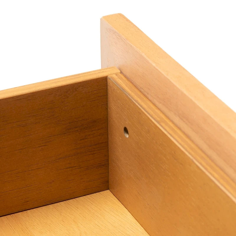 Konsolentisch aus Rattan mit 2 Schubladen - 42 In. W x 14 In. D x 31 In. H - 42Wx14Dx31H