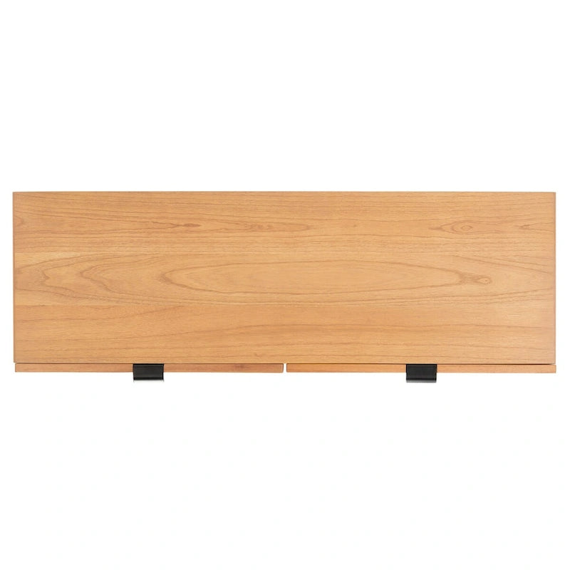Konsolentisch aus Rattan mit 2 Schubladen - 42 In. W x 14 In. D x 31 In. H - 42Wx14Dx31H