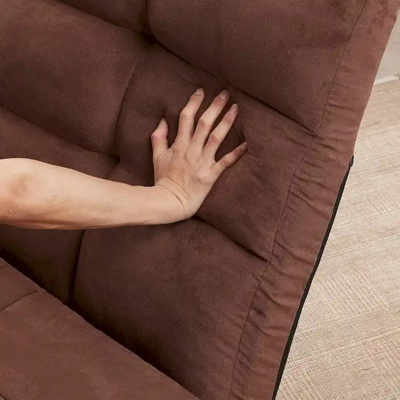 Dreifach klappbares Schlafsofa, verstellbares Bodensofa mit einem Kissen und 5 Liegepositionen