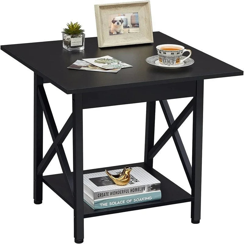 Beistelltisch im Industrial Design, 24 Zoll, groß - 23.62D x 23.62W x 23.43H