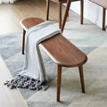 Banco de madera de roble natural para comedor o sala de estar