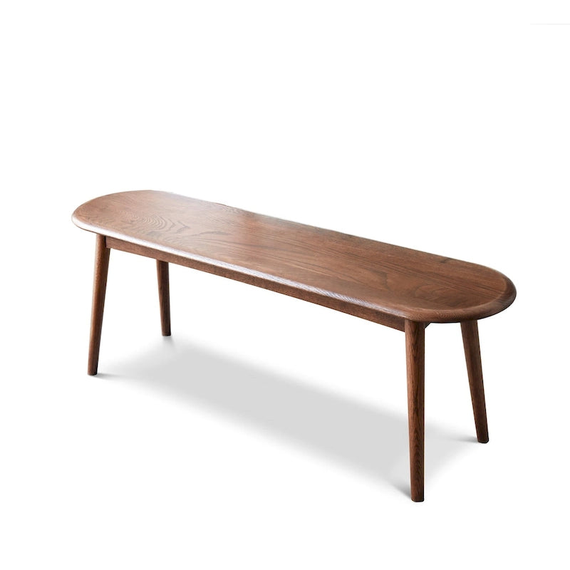 Banc de salle à manger en bois de chêne naturel pour le salon