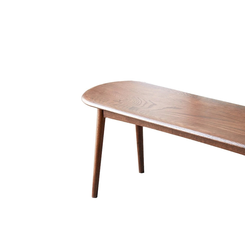 Banco de madera de roble natural para comedor o sala de estar