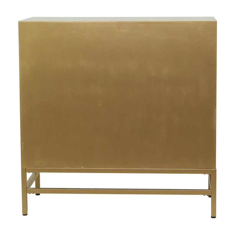 Holzschrank mit verspiegelter Front - Gold oder Schwarz
